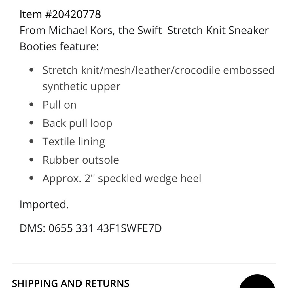 Michael Kors Swift Stretch Knit Crocodile Embossed Sneakers Booties - Burgundy - Picture 5 of 9